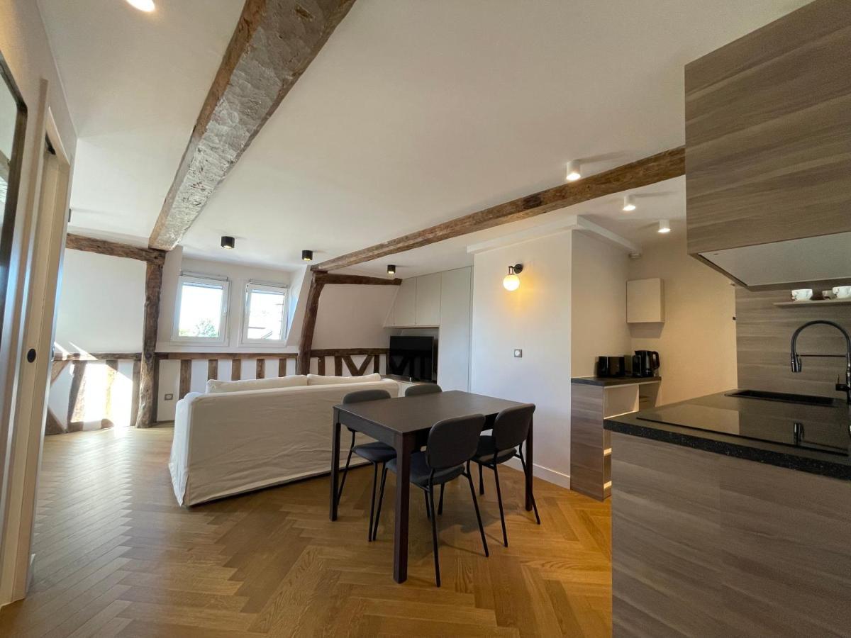 Appartement Les Hirondelles Honfleur Exteriér fotografie