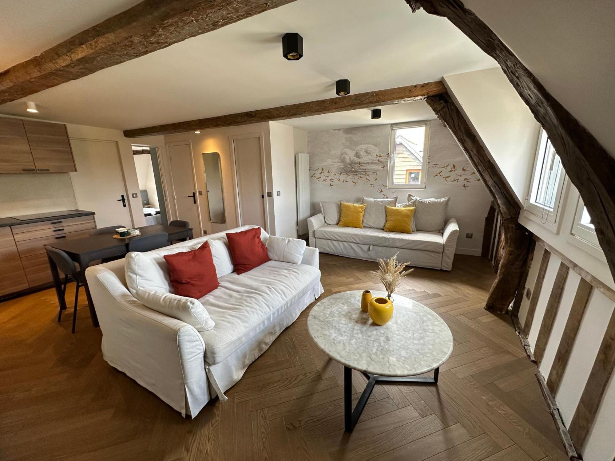 Appartement Les Hirondelles Honfleur Exteriér fotografie